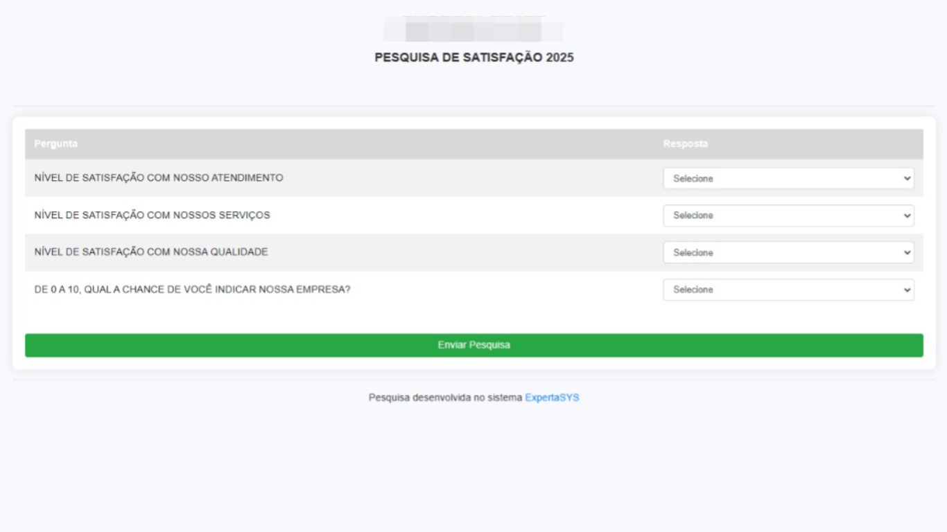 Pesquisas - aplicação/QR