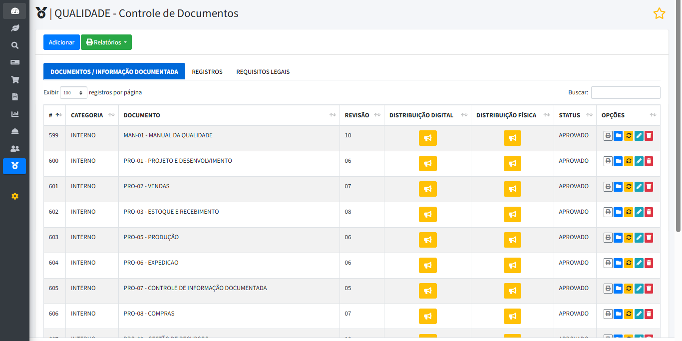 Gestão de Documentos e Registros no ExpertaSYS